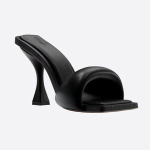 Hanifa Zoe Mules - size 12 - black